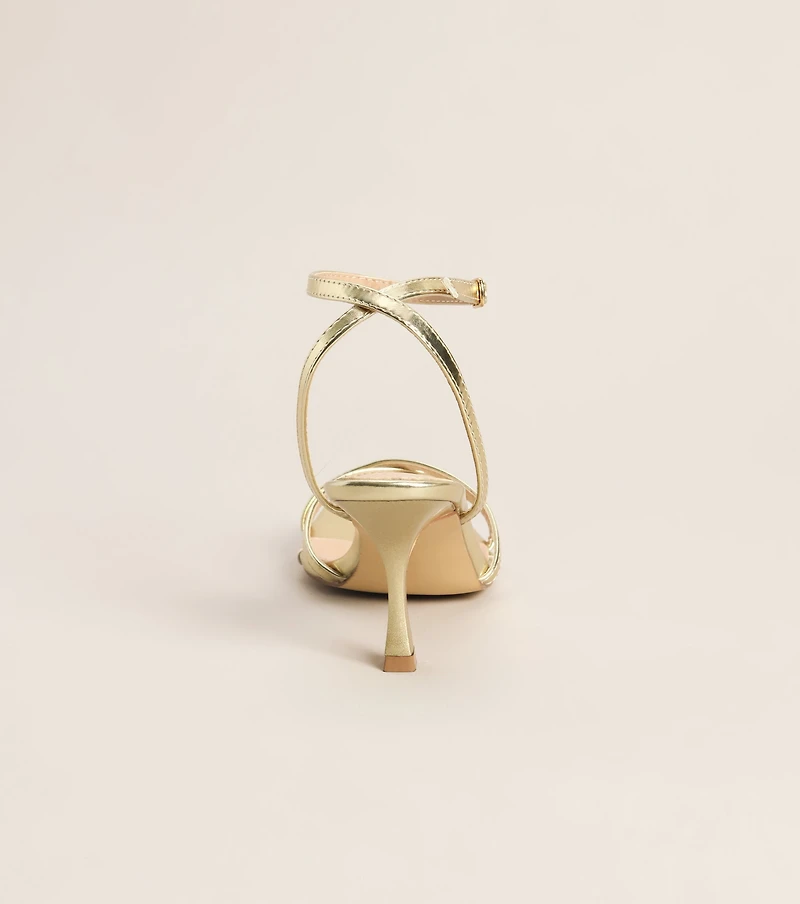 Plans Came Up Square Toe Kitten Heels