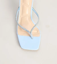 Ice Queen Rhinestone Kitten Heels