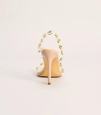 Big Entrance Gemstone Stiletto Heels