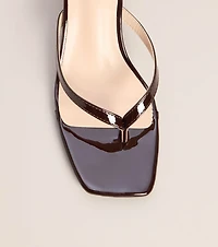 Keep It Glossy Thong Kitten Heels