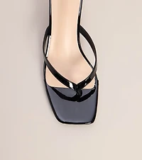 Keep It Glossy Thong Kitten Heels