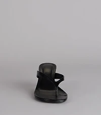 Exactly The Vibe Thong Kitten Heels
