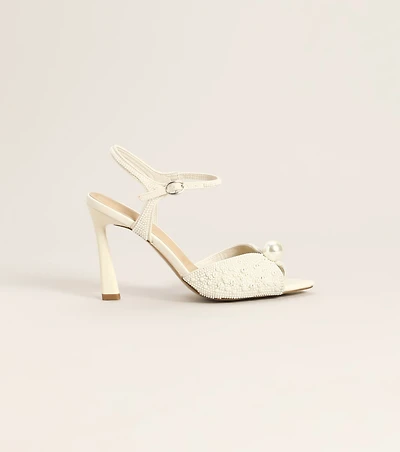 Party Plans Pearl Stiletto Heels