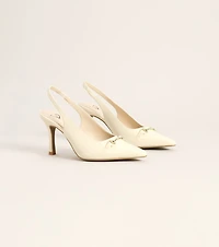 Polished Plans Horsebit Slingback Heels