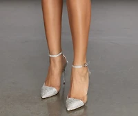 The Brightest Star Rhinestone Heels