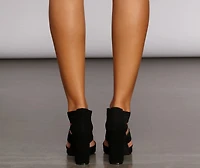 All Night Suede Heels