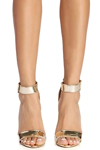 Living For The Drama Lucite Heels