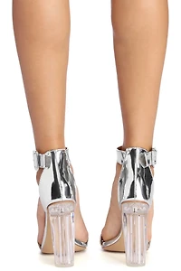 Living For The Drama Lucite Heels