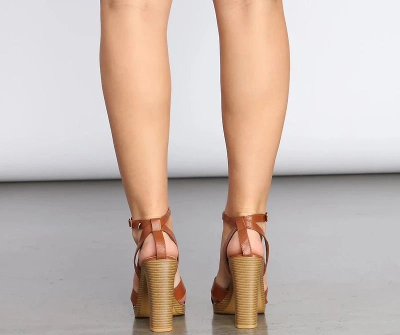 Stay Stacked Platform Heels