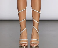 Rhinestone Glam Stiletto Heels