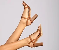 Pyramid Studded Heels