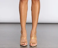 Sexy Chick Clear Mules