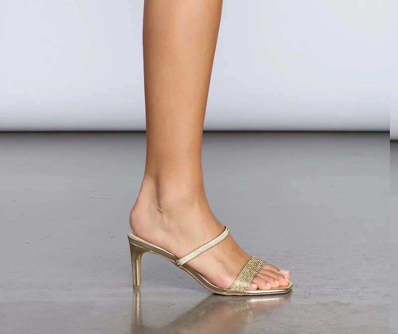 Standout Shine Rhinestone Heels
