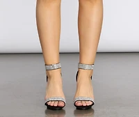 Live For The Shine Rhinestone Heels