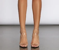 Wrapped Up Stiletto Heels