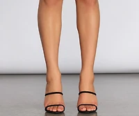 Flirtatious Feelings Stiletto Mules