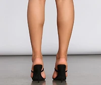 Flirtatious Feelings Stiletto Mules