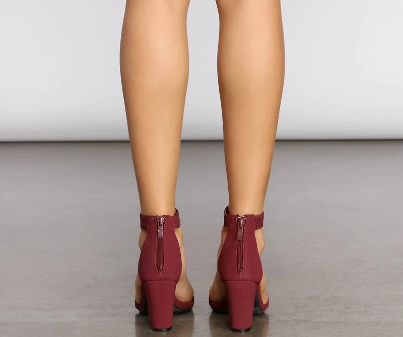 Step Above The Rest Simple Block Heels