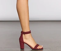 Step Above The Rest Simple Block Heels