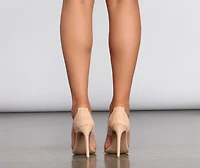 Boss Energy Clear Peep Toe Pumps