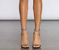 Steppin' Out Stiletto Rhinestone Heels