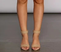 Comfort Wide Fit Chic Block Heels
