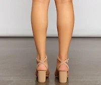 Keep It Classic Block Heels