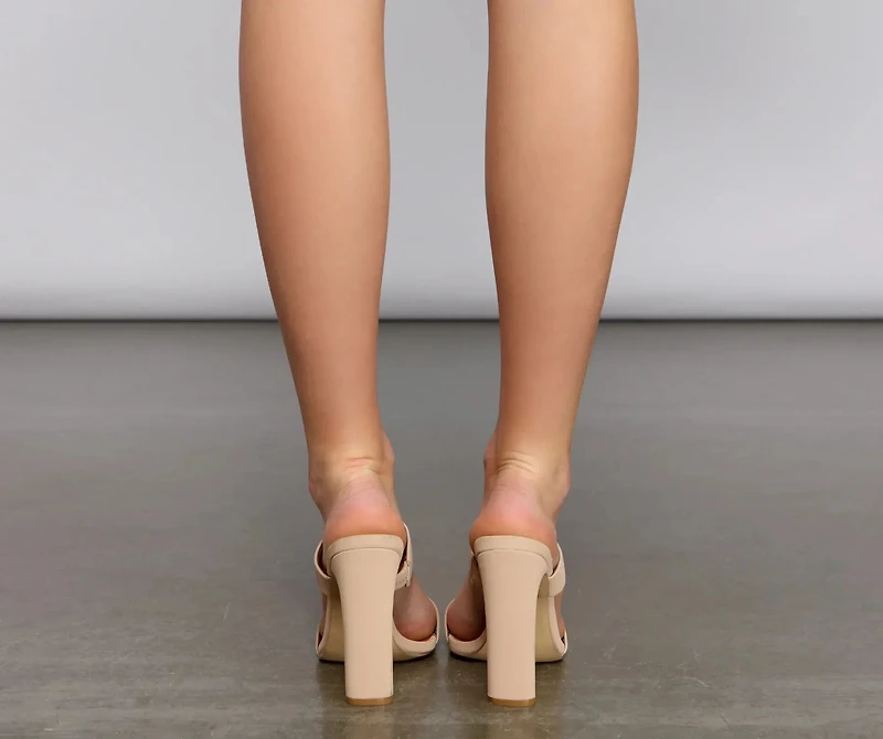 Double Band Basic Nubuck Mules