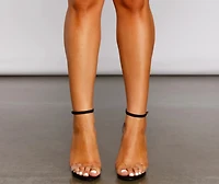 Roll Out Style Faux Suede Block Heels