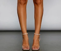 Casual Cutie Faux Leather Block Heels