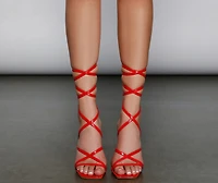 Classic Chic Lace-Up Heels