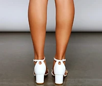 Get Low Chained Block Heels