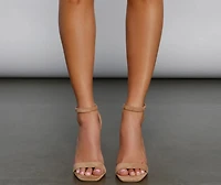 Essential Faux Suede Block Heels