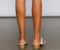 Stacked On Basics Wide Fit Mules