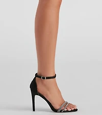 Twinkle Toes Satin Stiletto Heels