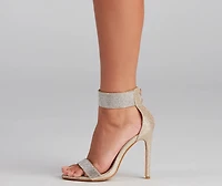 Gorgeous Glitzy Moment Heels