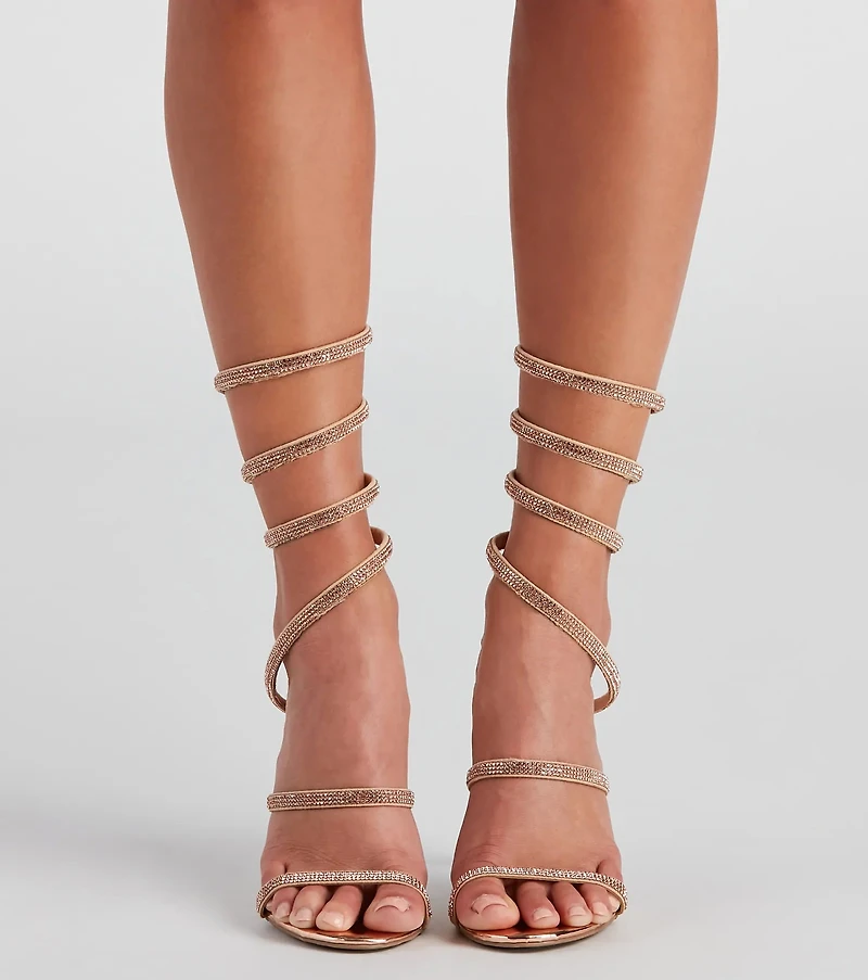 Fancy Feet Spiral Stiletto Heels