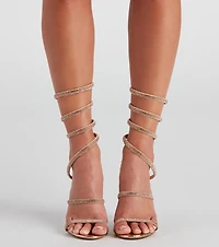 Fancy Feet Spiral Stiletto Heels