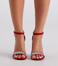 A Little Dazzle Rhinestone Heels