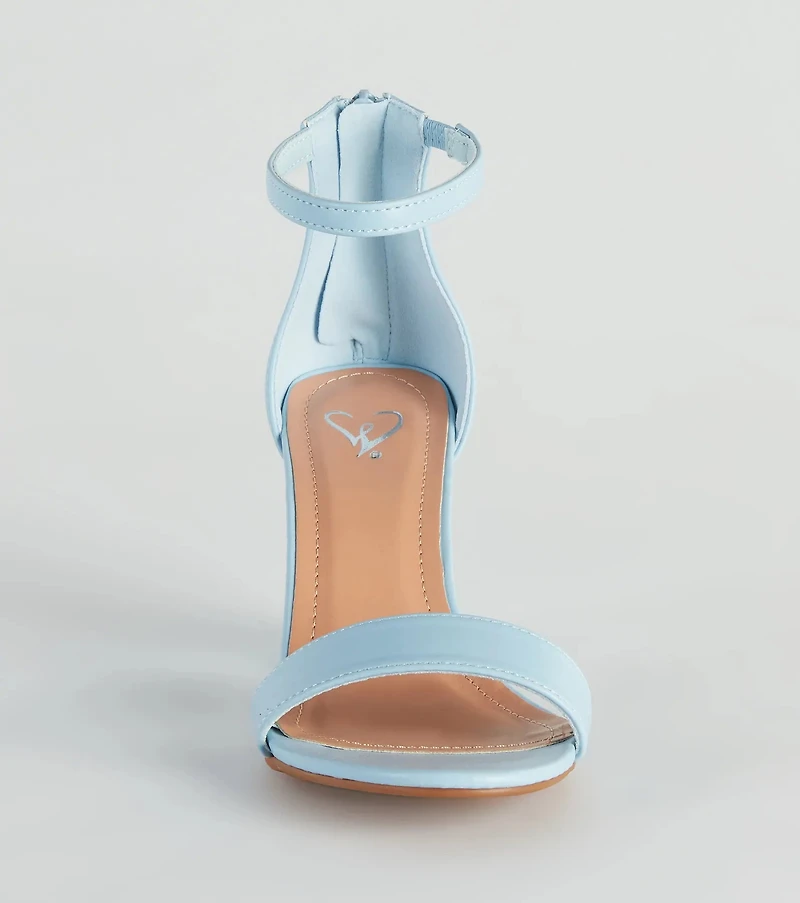 Take A Spin Chic Basic Block Heels