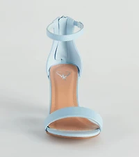 Take A Spin Chic Basic Block Heels