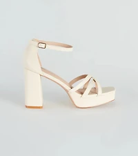 Trendy Essential Caged Platform Heels