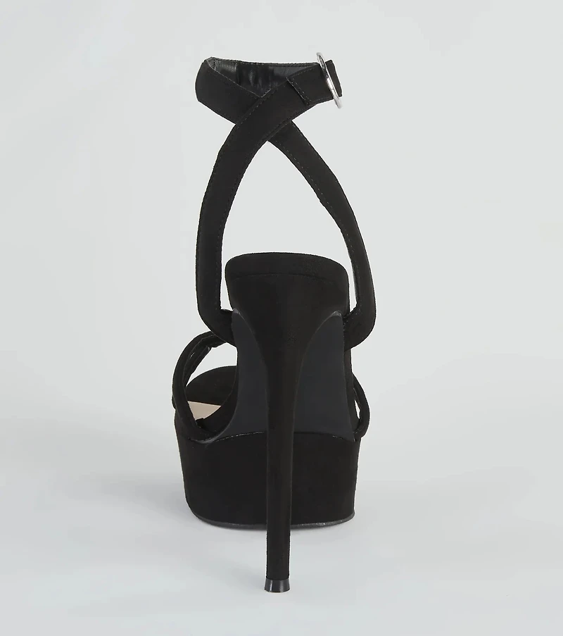 Draw Attention Platform Stiletto Heels
