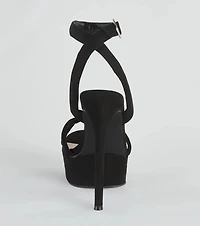 Draw Attention Platform Stiletto Heels