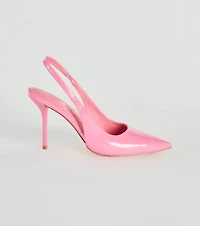 Stylish Directions Patent Sling Back Pumps