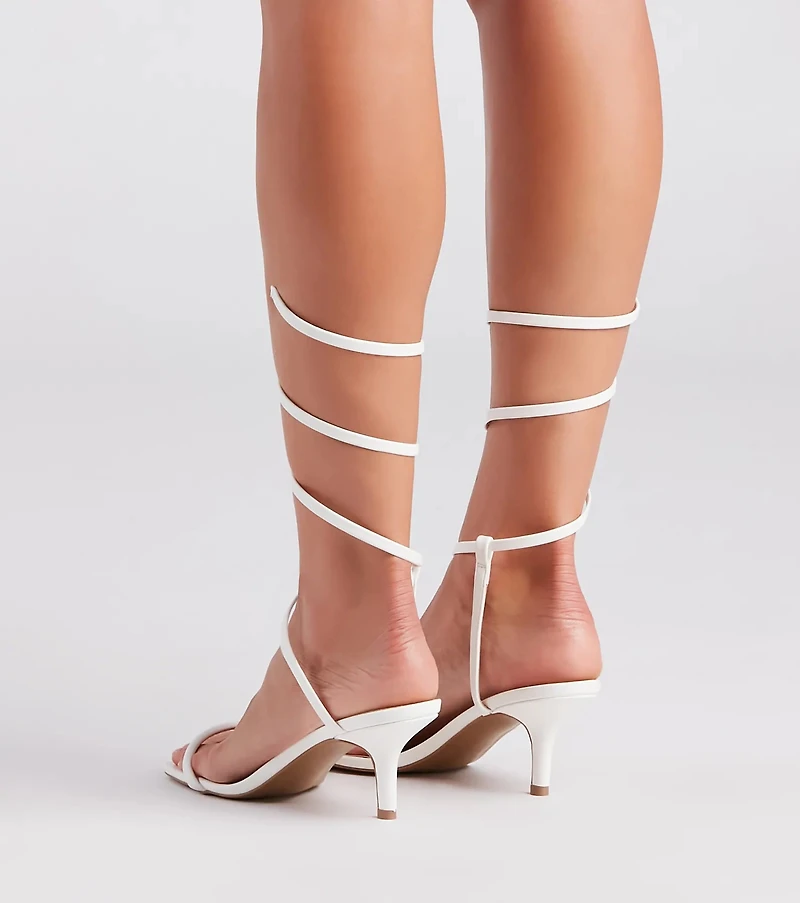 Turn Up Style Kitten Stiletto Heels