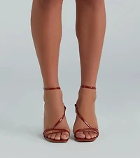 Strut Confidence Strappy Stiletto Heels