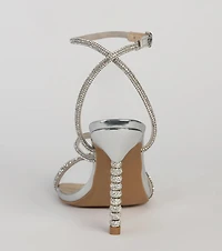 Walk The Runway Rhinestone Stiletto Heels