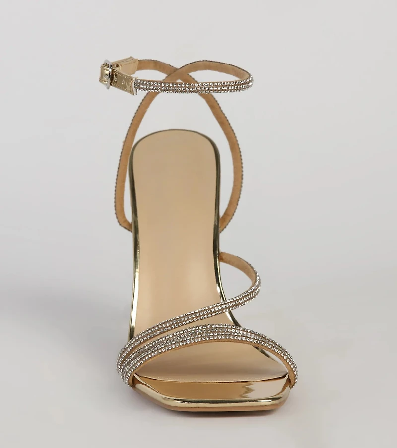 Walk The Runway Rhinestone Stiletto Heels