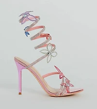 Spread Your Wings Butterfly Spiral Stiletto Heels